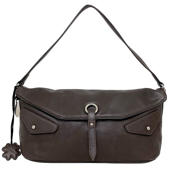 Lancel Shoulder Bag Brown - Picture 1 of 10
